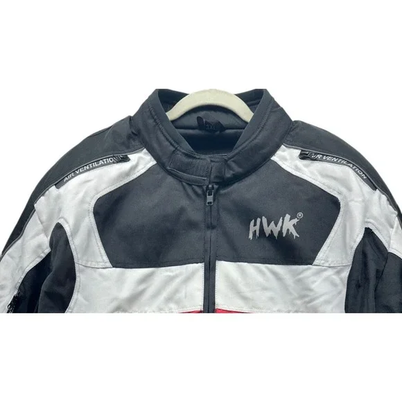 HWK Motorcycle 3XL Jacket  Men's Padded Adventure/Touring Cordura Textile Fabric - Picture 2 of 15